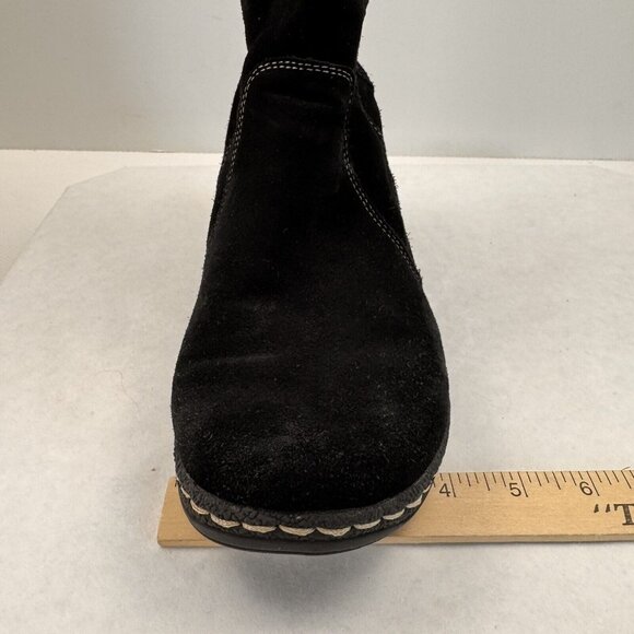 Bare Traps Womens Black Esha Leather Upper Faux Fur Mid Calf Boots Size 9M - Picture 13 of 15